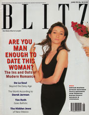 Blitz 101 July 1991 Cherie Lunghi by Andrew Catlin