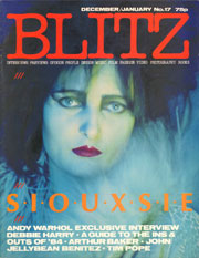 Blitz 17 Dec 1983 Siouxsie by Michael Kostiff
