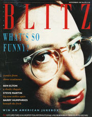 Blitz 59 Nov 1987 Ben Elton by Russell Young
