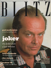 Blitz 72 Dec 1988 Jack Nicholson by Herb Ritts/Visages/Colorific