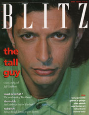 Blitz 76 Apr 1989 Jeff Goldblum by Gino Sprio