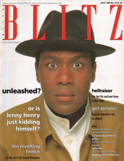 Blitz 79 July 1989 Lenny Henry by Trevor Leighton