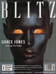 Blitz 83 Nov 1989 Grace Jones by Jean Paul Goude