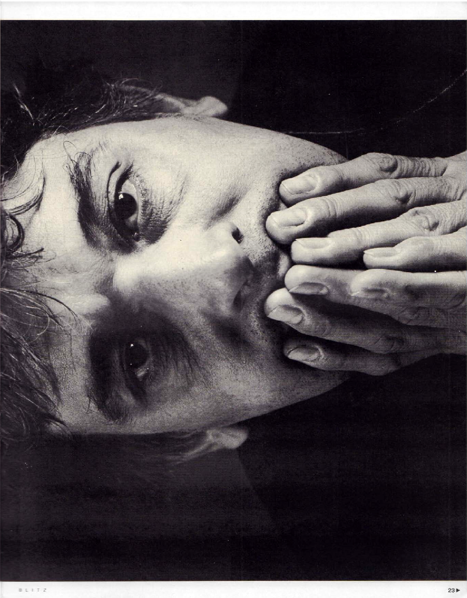 BLITZ 36 Nov 1985 John Cale photograph by Tim Richmond