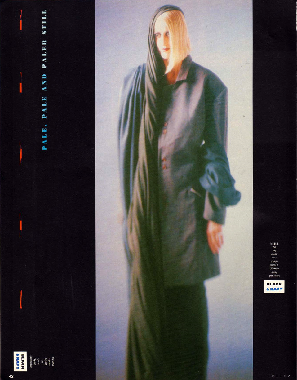 BLITZ 36 Nov 1985 fashion styled by Iain R Webb photograph by Cindy Palmano